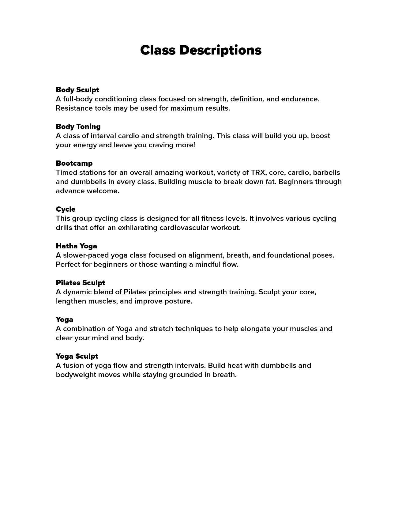 CurlFitnessClassSchedule2
